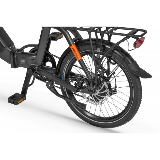 Rower Elektryczny Składany Ecobike Rhino Black