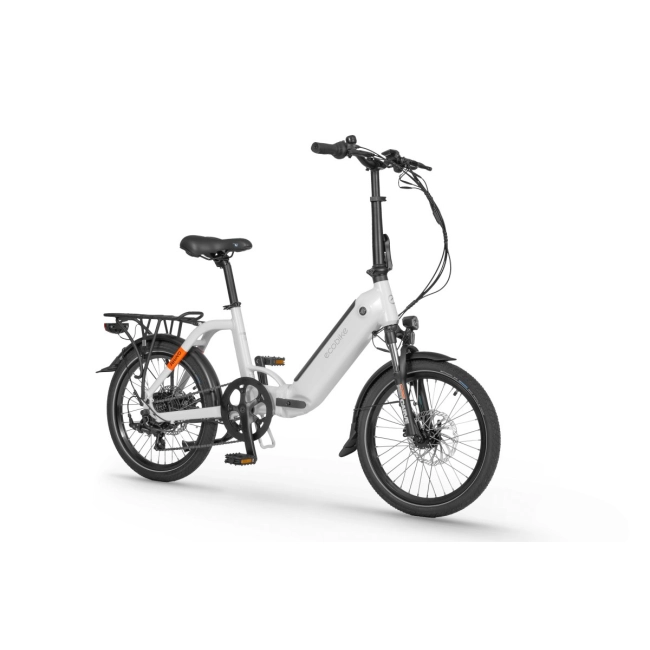 Rower Elektryczny Składany Ecobike Rhino Artic White