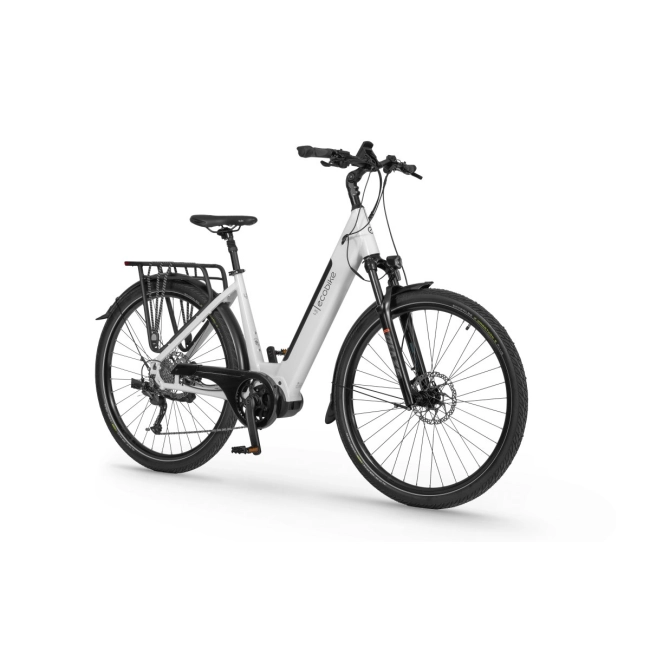 Rower Elektryczny Ecobike LX300 Biały Trekkingowy Damski