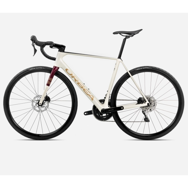 Rower szosowy Orbea Orca M30 Ivory White Burgundy